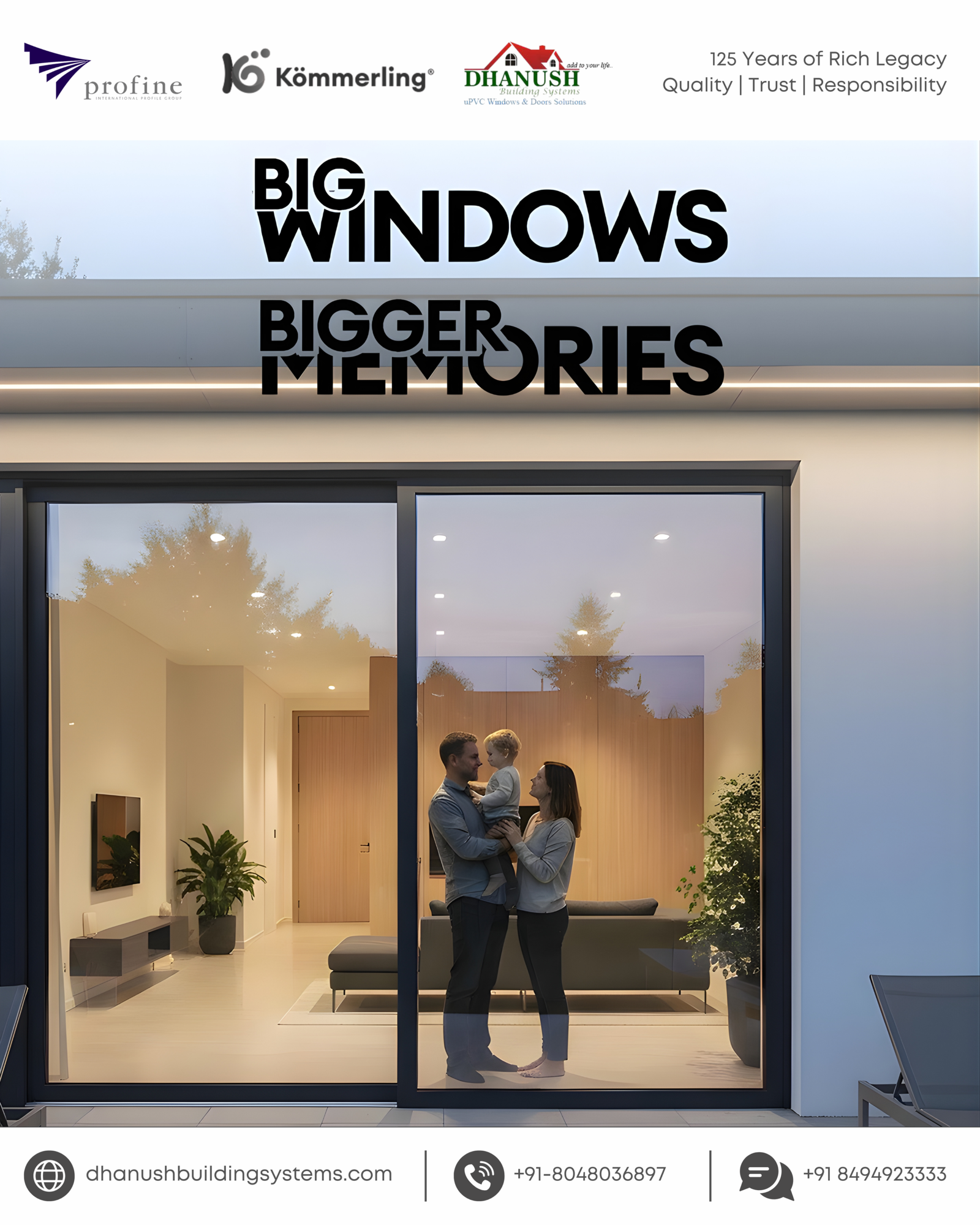 Koemmerling Aluminium Systems for Modern Open Spaces Strong, elegant, and engineered to bring more light, comfort, and performance into every space.