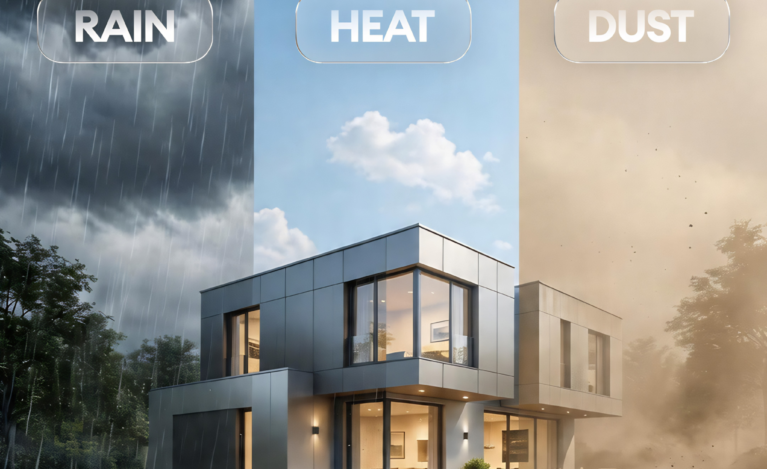 Koemmerling Aluminium Systems are engineered to perform consistently across conditions, maintaining strength, sealing, and comfort no matter what’s happening outside. Designed for modern architecture and long-term reliability, they help create spaces that stay protected, refined, and comfortable through every season.