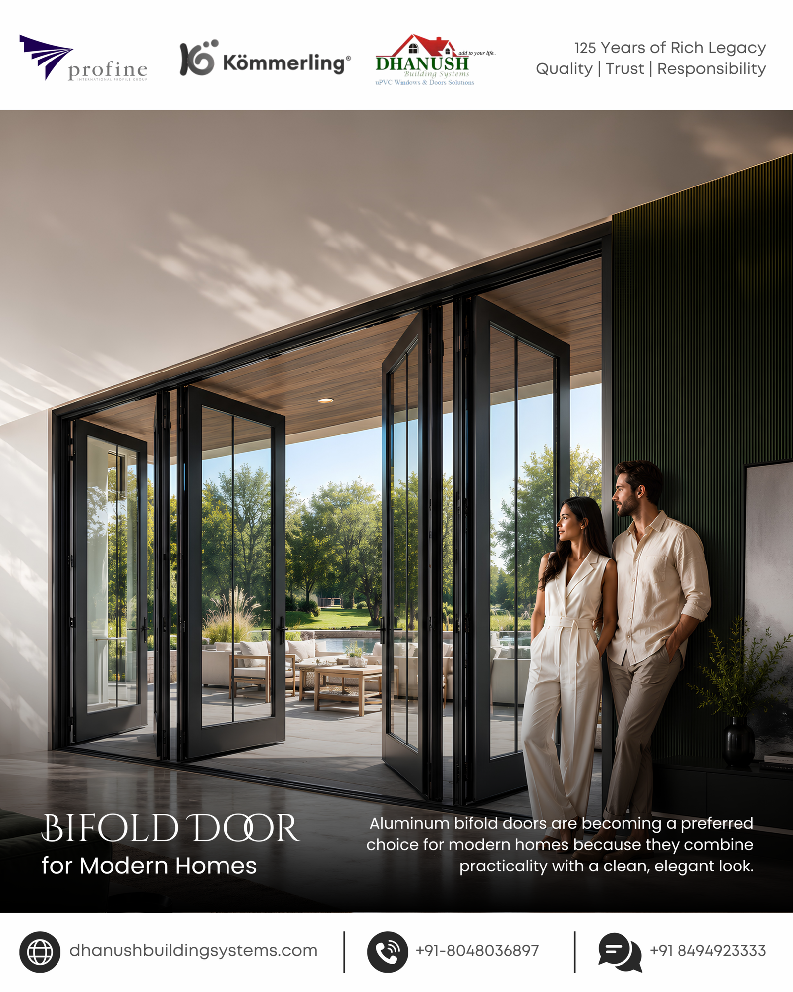 Aluminium Bifold Doors for Modern Homes