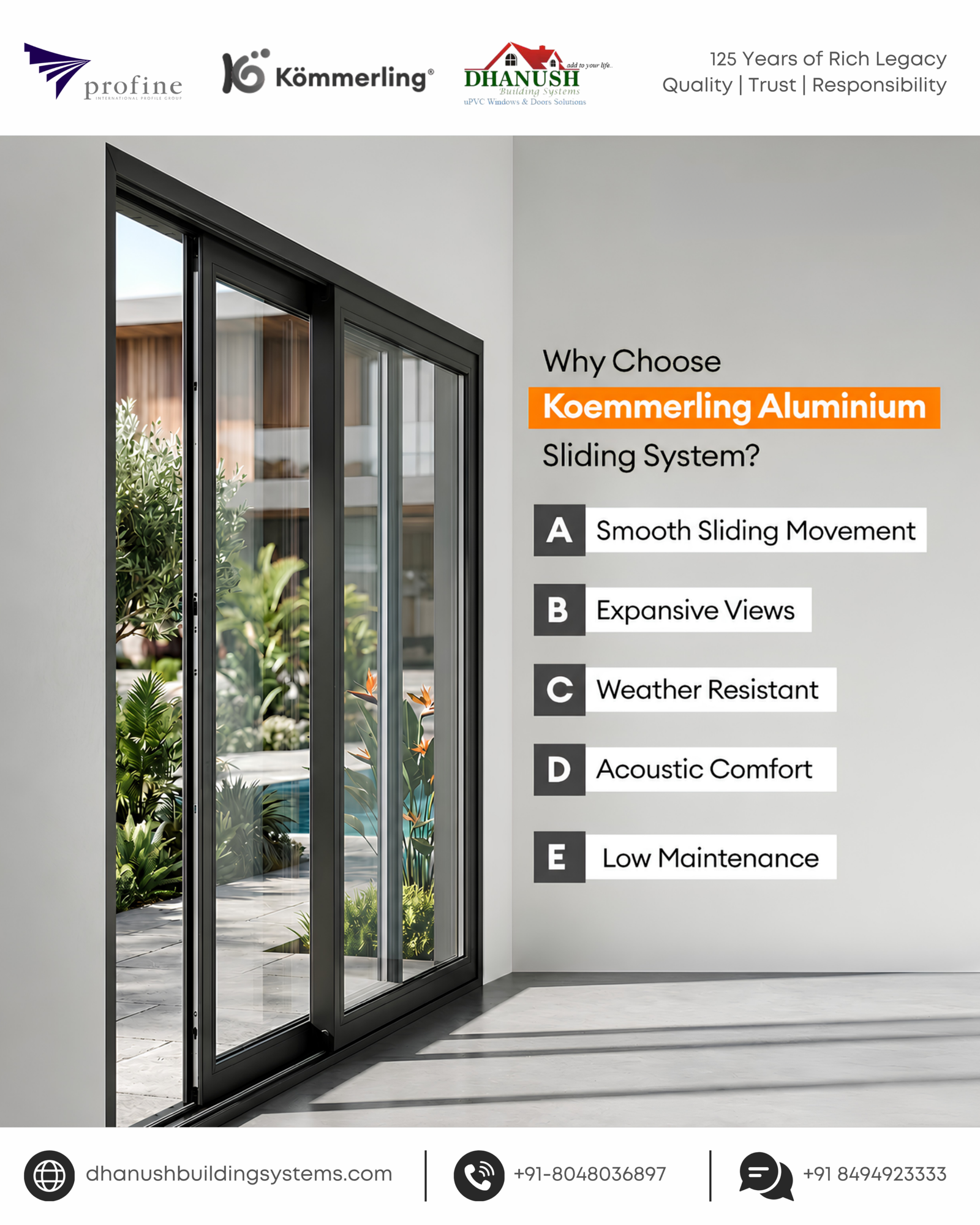 Aluminium Sliding Systems: Combining Function and Style