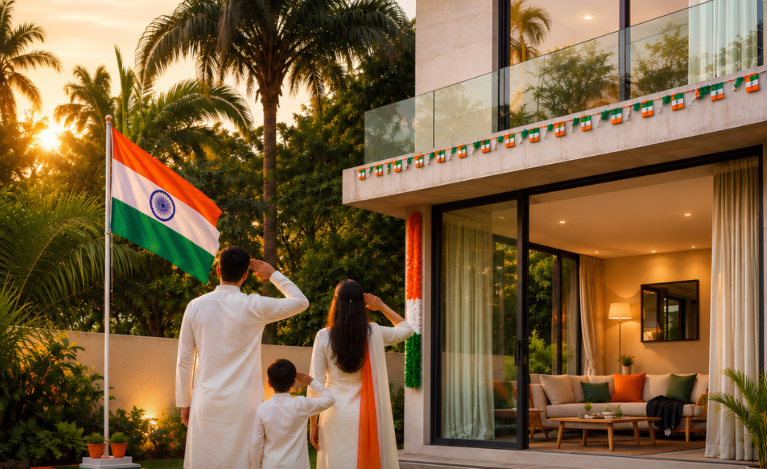 80th Independence Day Wishes from Dhanush Building Systems.