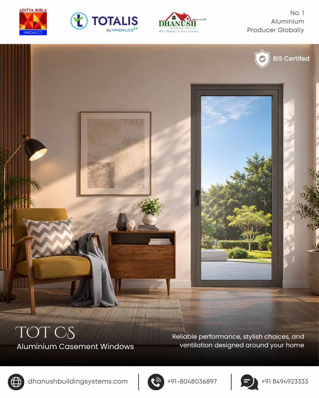 Discover the benefits of Aluminium Casement Windows. Perfect for fresh air and aesthetics while ensuring lasting performance.