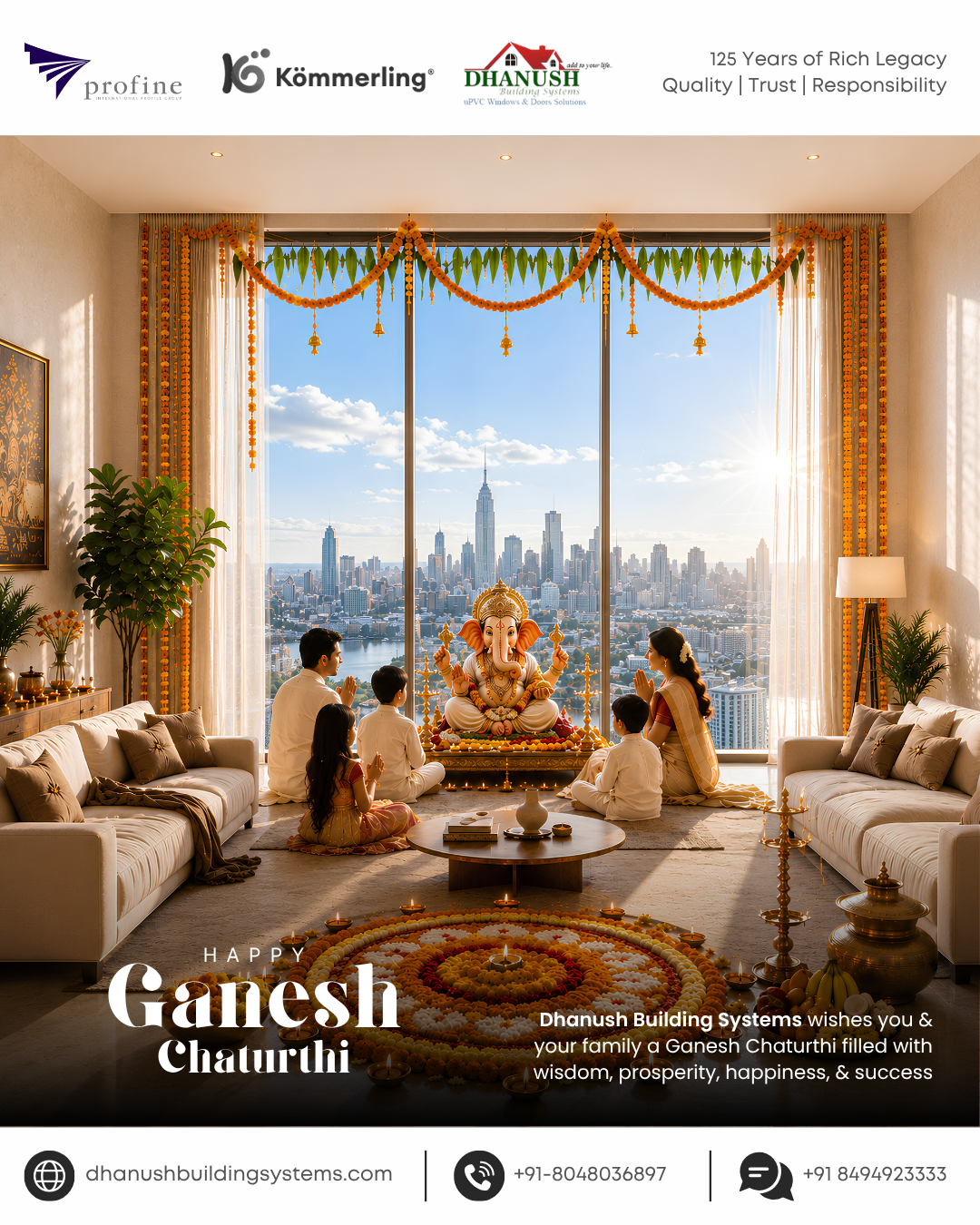 Happy Ganesh Chaturthi - Dhanush Building Systems!