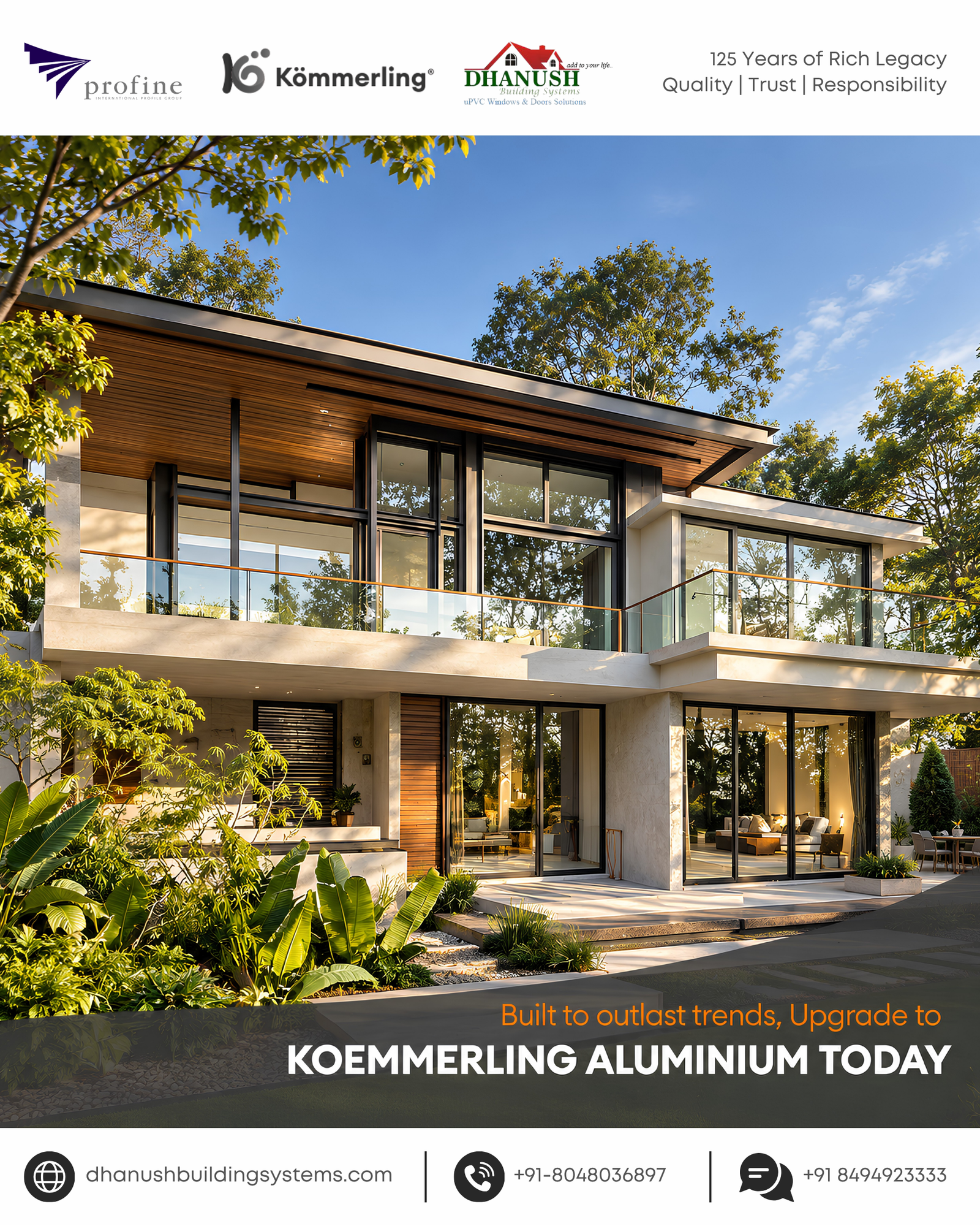 Aluminium Windows in Bangalore - A well-designed home should feel comfortable no matter what is happening outside.