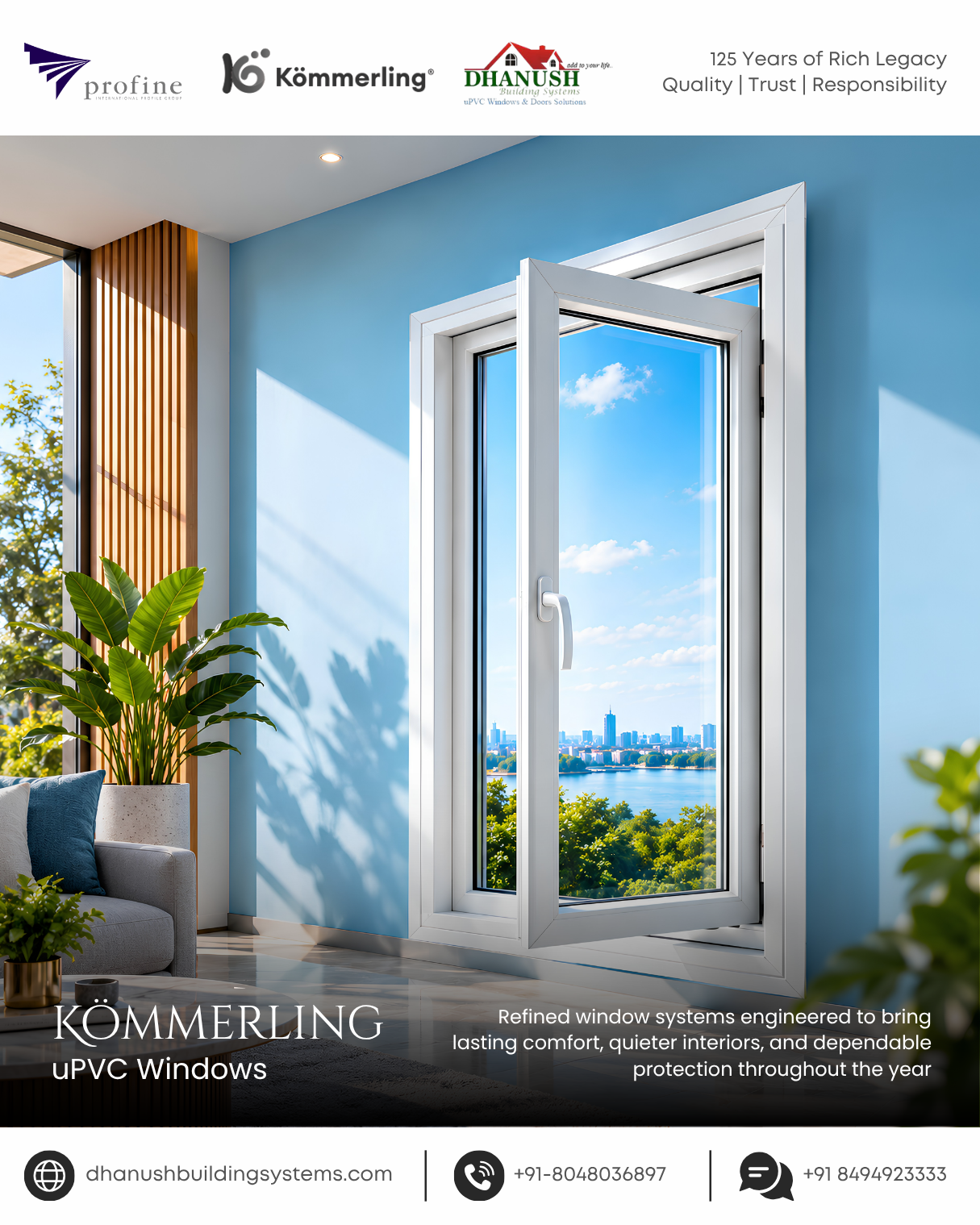 Better windows for brighter, quieter, more comfortable spaces - every day of the year.